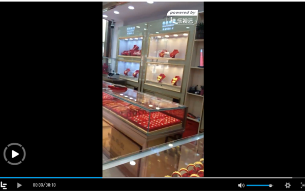 【客戶(hù)反饋】柏林珠寶—黃金首飾玻璃展示柜